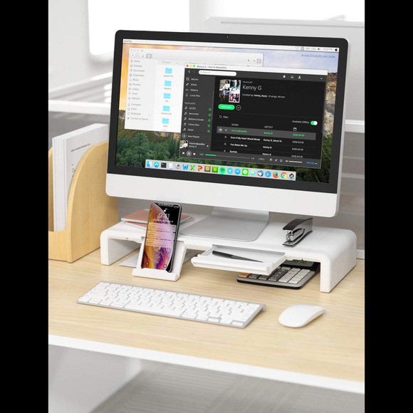 ⚡️🚚 MOVING SALE! 🖥 Monitor Stand Riser - Picture 3 of 10